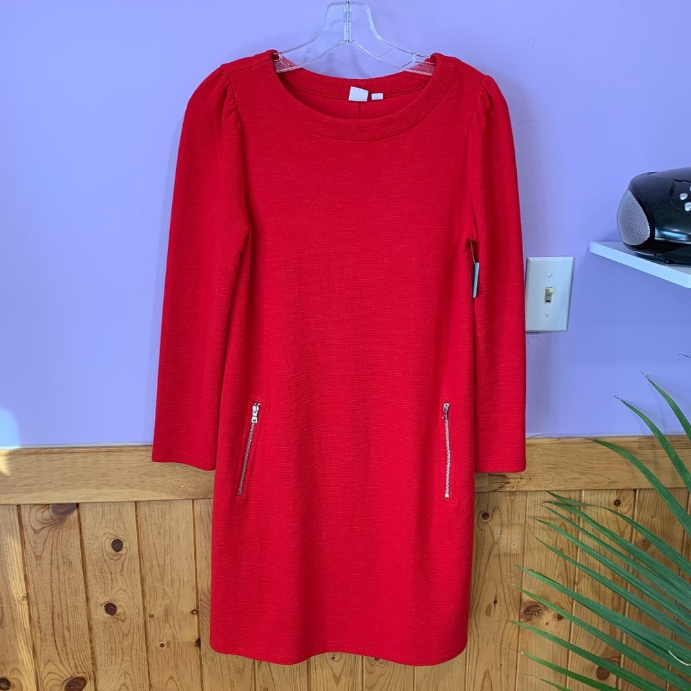 Gap Long Sleeve Shift Dress